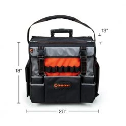 18 in. Tradesman Rolling Hand Tool Bag by Crescent 13 18 in. Tradesman Rolling Hand Tool Bag by Crescent -Cheap Crescent Store black grey crescent tool bags ctbr1850 fa 1000