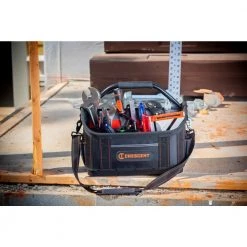 14 in. Tradesman Closed Top Tool Bag by Crescent 13 14 in. Tradesman Closed Top Tool Bag by Crescent -Cheap Crescent Store black grey rawhide crescent tool bags ctb1450 fa 1000