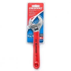 8 in. Chrome Cushion Carded Sensormatic Adjustable Wrench by Crescent -Cheap Crescent Store crescent adjustable wrenches ac28cvs 06 e1 1000