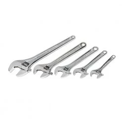 6 in., 8 in., 10 in., 12 in., 15 in. Master Adjustable Wrench Set (5-Piece) by Crescent