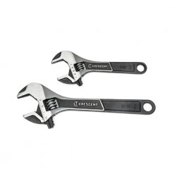 6 in. and 10 in. Wide Jaw Adjustable Wrench Set (2-Piece) by Crescent