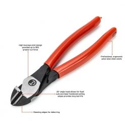 6 in. Z2 Dipped Handle High Leverage Diagonal Cutting Pliers by Crescent 6 6 in. Z2 Dipped Handle High Leverage Diagonal Cutting Pliers by Crescent -Cheap Crescent Store crescent all trades cutting pliers z5426 c3 1000