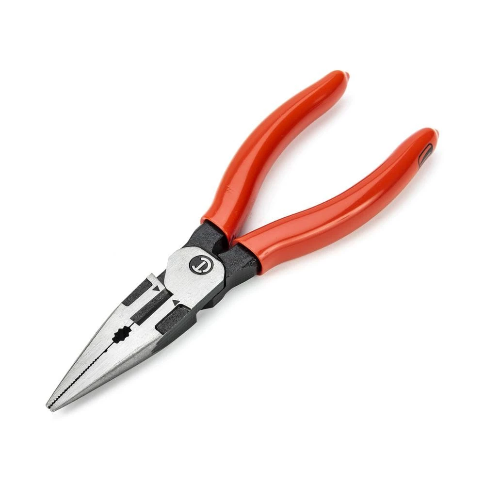 6 in. Z2 Dipped Handle High Leverage Long Nose Pliers by Crescent 3 6 in. Z2 Dipped Handle High Leverage Long Nose Pliers by Crescent