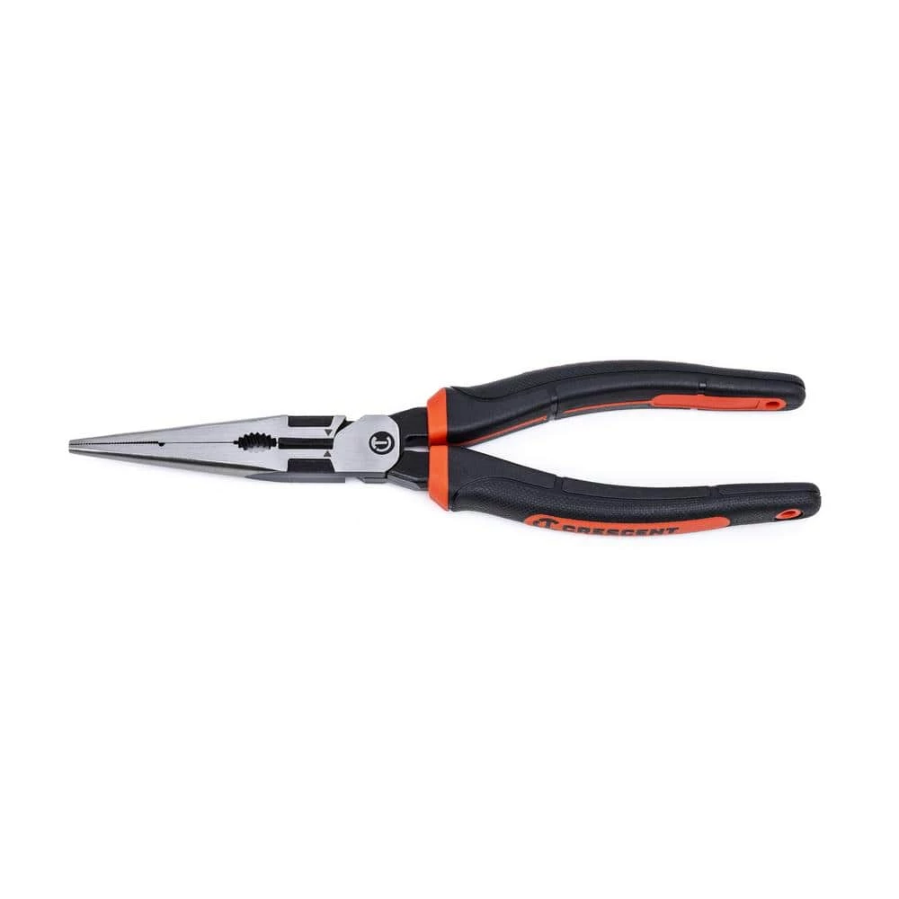 6 in. Z2 Dual Material Long Nose Pliers by Crescent 3 6 in. Z2 Dual Material Long Nose Pliers by Crescent