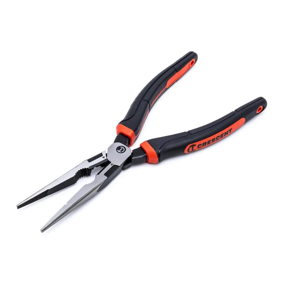 8 in. Z2 Dual Material High Leverage Long Nose Pliers by Crescent 8 8 in. Z2 Dual Material High Leverage Long Nose Pliers by Crescent - Image 6