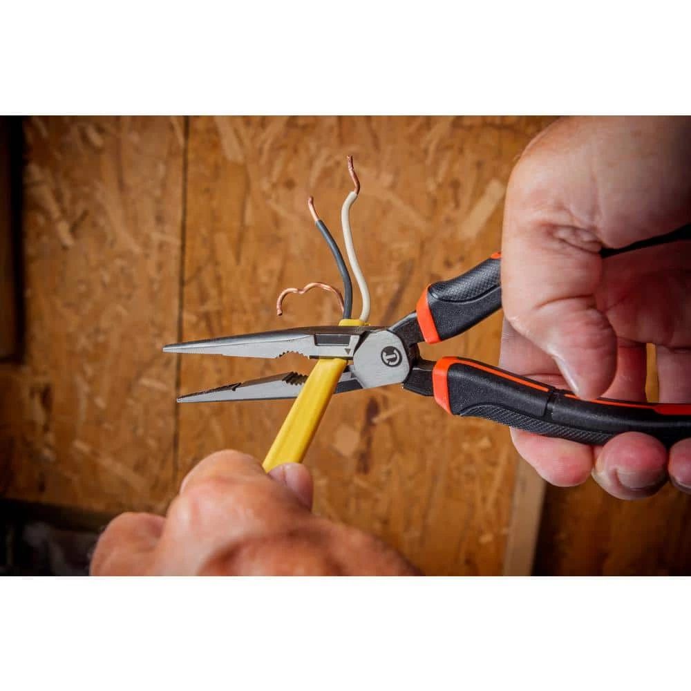 8 in. Z2 Dual Material High Leverage Long Nose Pliers by Crescent 11 8 in. Z2 Dual Material High Leverage Long Nose Pliers by Crescent - Image 9