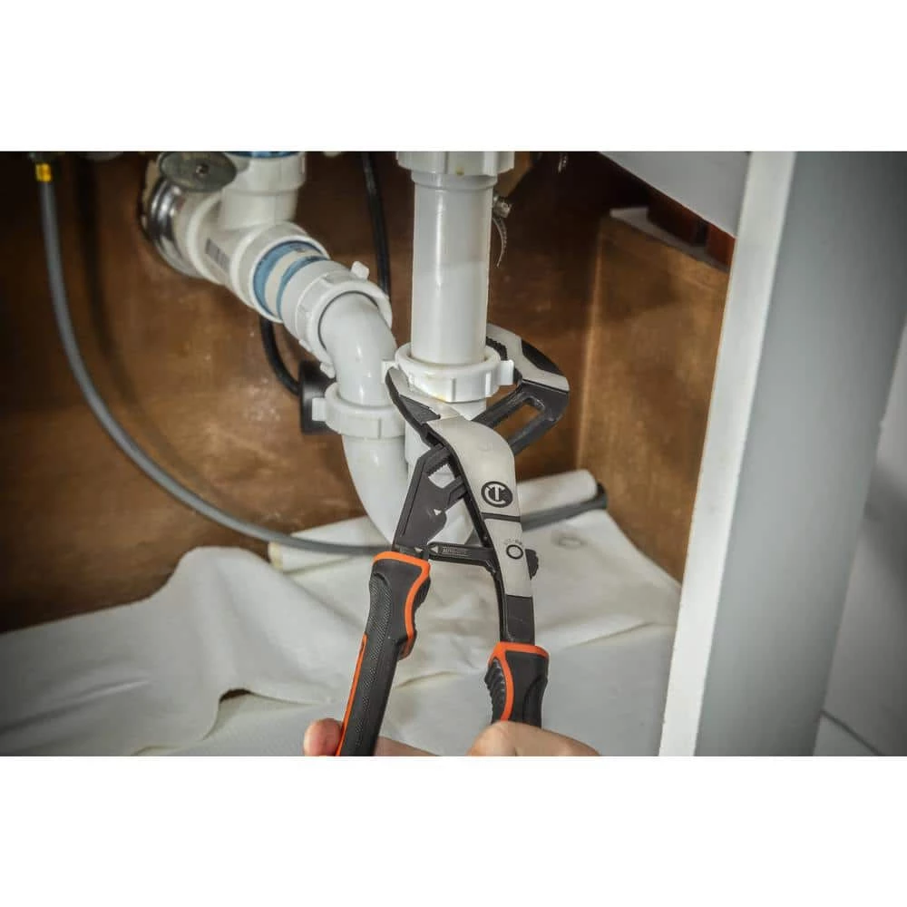 Z2 Auto-Bite 10 in. V-Jaw Tongue and Groove Dual Material Grip Pliers With Quick Adjust Jaws by Crescent 6 Z2 Auto-Bite 10 in. V-Jaw Tongue and Groove Dual Material Grip Pliers With Quick Adjust Jaws by Crescent - Image 4