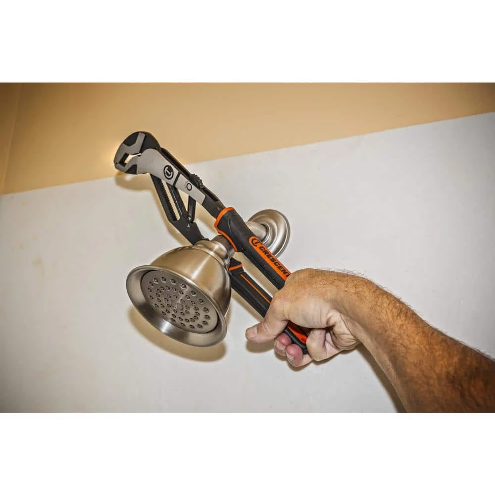 Z2 Auto-Bite 12 in. V-Jaw Tongue and Groove Dual Material Grip Pliers With Quick Adjust Jaws by Crescent 5 Z2 Auto-Bite 12 in. V-Jaw Tongue and Groove Dual Material Grip Pliers With Quick Adjust Jaws by Crescent - Image 3