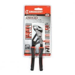 Z2 Auto-Bite 6 in. V-Jaw Tongue and Groove Dual Material Grip Pliers With Quick Adjust Jaws by Crescent -Cheap Crescent Store crescent all trades tongue groove pliers rtab6cg 44 1000