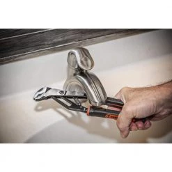 Z2 Auto-Bite 8 in. V-Jaw Tongue and Groove Dual Material Grip Pliers With Quick Adjust Jaws by Crescent -Cheap Crescent Store crescent all trades tongue groove pliers rtab8cg 1f 1000