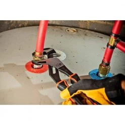 Z2 K9 10 in. Straight Jaw Tongue and Groove Dual Material Grip Pliers With K9 Angle Access Jaws by Crescent -Cheap Crescent Store crescent all trades tongue groove pliers rtz210cg fa 1000