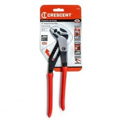 Z2 K9 12 in. Straight Jaw Tongue and Groove Dipped Grip Pliers With K9 Angle Access Jaws by Crescent -Cheap Crescent Store crescent all trades tongue groove pliers rtz212 44 1000