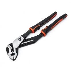 12 in. Straight Jaw Black Oxide Tongue and Groove Dual Material Grip Pliers by Crescent