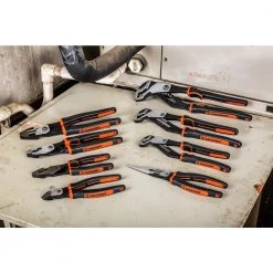 12 in. Straight Jaw Black Oxide Tongue and Groove Dual Material Grip Pliers by Crescent -Cheap Crescent Store crescent all trades tongue groove pliers rtz212cg fa 1000