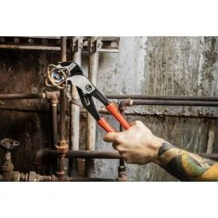 Z2 K9 12 in. V-Jaw Tongue and Groove Dipped Grip Pliers With K9 Angle Access Jaws by Crescent 11 Z2 K9 12 in. V-Jaw Tongue and Groove Dipped Grip Pliers With K9 Angle Access Jaws by Crescent -Cheap Crescent Store crescent all trades tongue groove pliers rtz212v 4f 1000