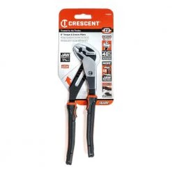 Z2 K9 8 in. Straight Jaw Tongue and Groove Dual Material Grip Pliers With K9 Angle Access Jaws by Crescent -Cheap Crescent Store crescent all trades tongue groove pliers rtz28cg 1f 1000