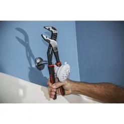 Z2 K9 8 in. Straight Jaw Tongue and Groove Dual Material Grip Pliers With K9 Angle Access Jaws by Crescent -Cheap Crescent Store crescent all trades tongue groove pliers rtz28cg 31 1000