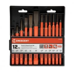 Punch and Chisel Set (12-Pieces) by Crescent -Cheap Crescent Store crescent chisel sets cpcchs12 1f 1000