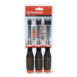 Wood Chisel Set (3-Pieces) by Crescent -Cheap Crescent Store crescent chisel sets cwchs3 4f 1000
