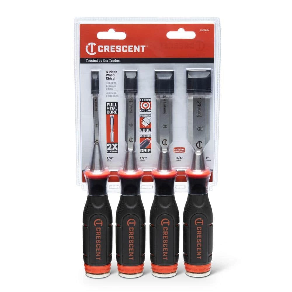 Wood Chisel Set (4-Pieces) by Crescent 6 Wood Chisel Set (4-Pieces) by Crescent - Image 4