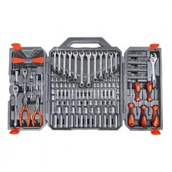 1/4 in. and 3/8 in. Drive 6 Point SAE/Metric Professional Tool Set (180-Pieces) by Crescent