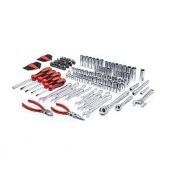 1/4 in. and 3/8 in. Drive 6 Point SAE/Metric Professional Tool Set (180-Pieces) by Crescent -Cheap Crescent Store crescent mechanics tool sets ctk180 c3 1000