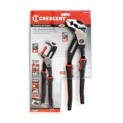 Z2 K9 Straight Jaw Dual Material Tongue and Groove Plier Set (2-Piece) by Crescent -Cheap Crescent Store crescent plier sets rtz2cgset2 44 1000