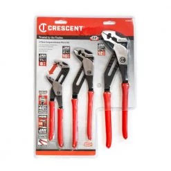 Z2 K9 Straight Jaw Dipped Handle Tongue and Groove Plier Set (3-Piece) by Crescent -Cheap Crescent Store crescent plier sets rtz2set3 44 1000