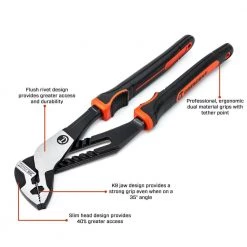 Z2 Mixed Dual Material Plier Set (5-Piece) by Crescent -Cheap Crescent Store crescent plier sets z2set5cg fa 1000