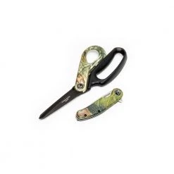 Camouflage Utility Shear and 3.25 in. Camouflage Pocket Knife Bonus Pack (2-Piece) by Crescent