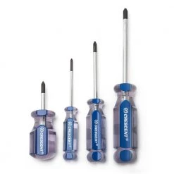 4-Piece Phillips Acetate Screwdriver Set by Crescent