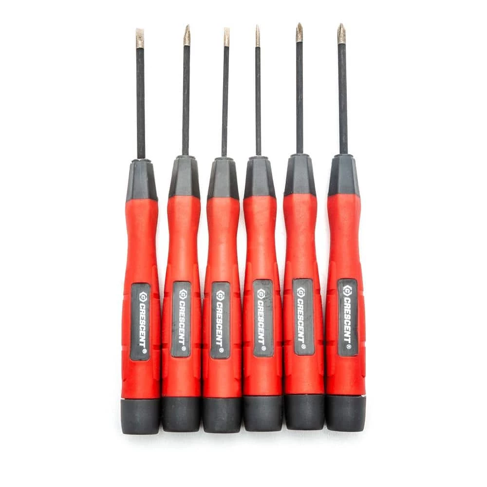 Precision Screwdriver Set (6-Piece) by Crescent 3 Precision Screwdriver Set (6-Piece) by Crescent