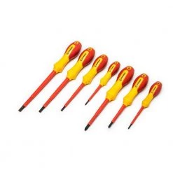 VDE Insulated Phillips and Slotted Screwdriver Set (7-Piece) by Crescent -Cheap Crescent Store crescent screwdriver sets ctvdesds 4f 1000